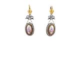 une image représentant une paire de boucles d'oreilles sur fond blanc