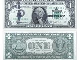 deux billets d'un dollar avec l'effigie du président George Washington au recto et un billet d'un dollar avec l'effigie du président George Washington au verso
