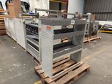 a pallet that has a bunch of metal items on it