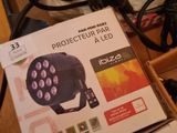a box that has some lights inside of it