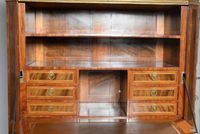 Secrétaire en placage de bois de rose et importante marquete… (photo 5)