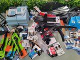 a lot of assorted items sitting on a table