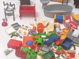 a lot of toys that are on the table