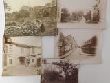 many old photos of a street in the middle of the day