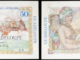 deux photos de deux billets différents sur lesquels figurent un homme et une femme