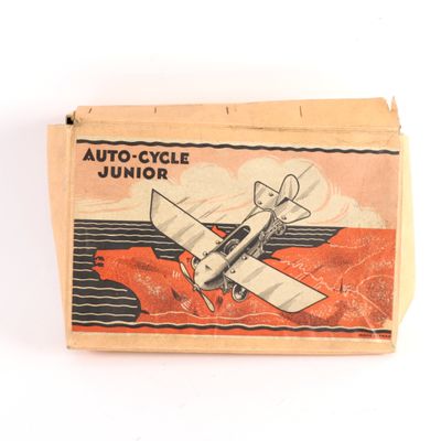 AUTO-CYCLE JUNIOR FONTAINE, RIGOT Avion en tôle d'aluminium …