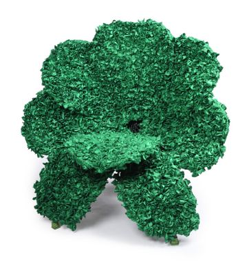 un gros plan d'un brocoli sur fond blanc