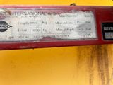 an image of a close up of a label on a tractor