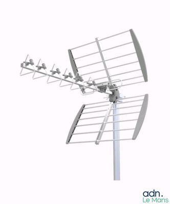 une image représentant une antenne de télévision sur fond blanc