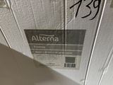 a box with a label on it sitting on the floor