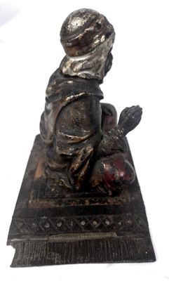 BERGMANN (attribué à). Figurine représentant un vieil homme …