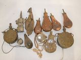 a lot of antique items that are on the table