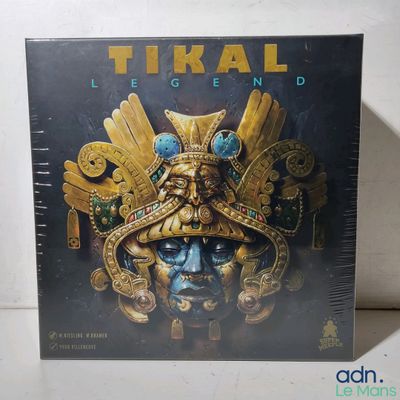 the cover of the book tikal legend is shown on a table