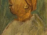 une image représentant un tableau d'une femme portant un bandeau rouge