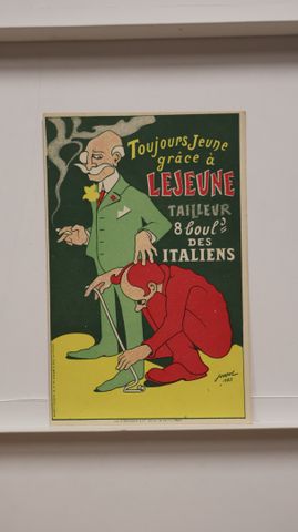 Illustrateur Jossot : Tailleur Lejeune. État superbe. Non voyagé.