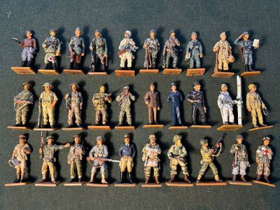 Plomb Del Prado Guerre de 1940-45 30 soldats allemands et al…