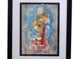 painting of a woman in a hat and dress holding a cat
