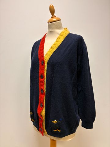 Jean Charles de CASTELBAJAC - Gilet en laine et polyamide à décor...