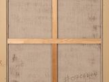 an image of a painting of a cross with writing on it