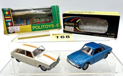 POLITOYS, 1/43e – Italie Réunion de 2 véhicules : - LANCIA F…