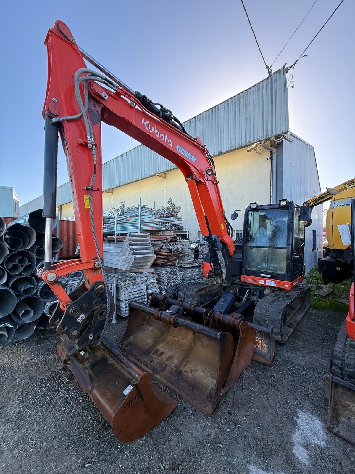 Pelle KUBOTA KX 080-4a2 de 2023