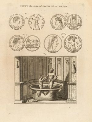 une image représentant un dessin d'une baignoire dans laquelle se trouvent un homme et une femme