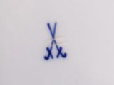 an image of a plate with a blue and white design on it