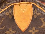 louis vuitton monogramet speedy mm in brown and orange