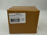 a box with a barcode on it sitting on a white surface