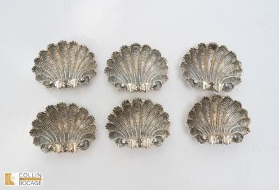 Suite de 6 coquilles vide-poche. - Photo 1