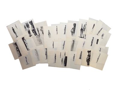 Bernard BOURRAND (XXe siècle) Ensemble de portraits de femme…