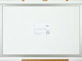 an image of a painting on a easel with a white background