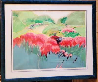 Claude HEMERET (né en 1929), Le Printemps en Provence, grand… - Photo 1