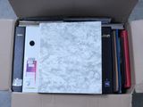 a box with a bunch of books inside of it