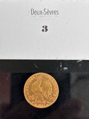 an image of a gold coin sitting on top of a black surface