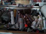 many different types of cloths in a box
