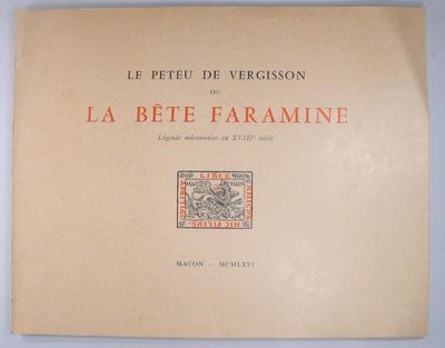 an old book with a stamp on the cover of it