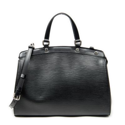 sac à main Louis Vuitton en cuir Epi noir