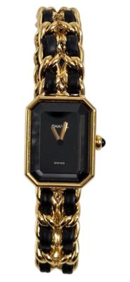CHANEL, modèle "Ma première" Montre bracelet de dame plaquée… - Photo 1