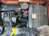 a box full of electronics and other items in it