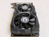 a close up of a video card on a white surface