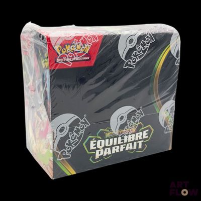 a box of pokemon trading cards on a black background