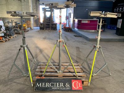 ELC EL400 - LOT DE 3 TREPIEDS POUR PROJECTEURS - Tva récupér…