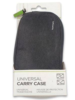 an image of a black carry case with a green handle