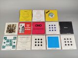 a lot of books that are on a table