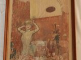 an image of a painting of a woman in a room