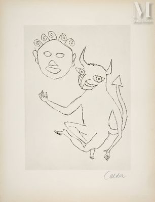 Alexander Calder (1898-1976) Untitled (pl. VIII pour Santa C…