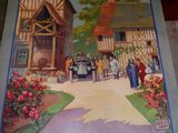 a picture of a poster on the wall of a house