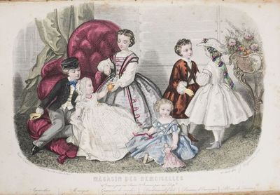 an old picture of a family of three with a baby