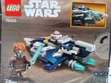 a box with a lego star wars vehicle on it